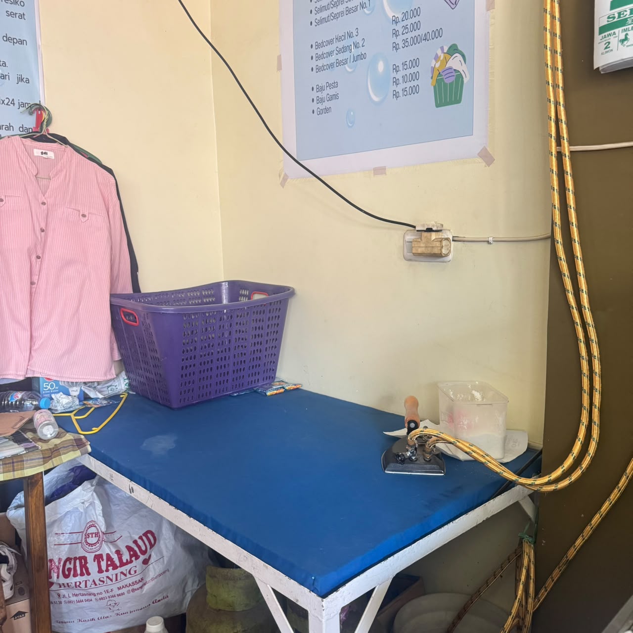 Peralatan laundry BUGIS A3